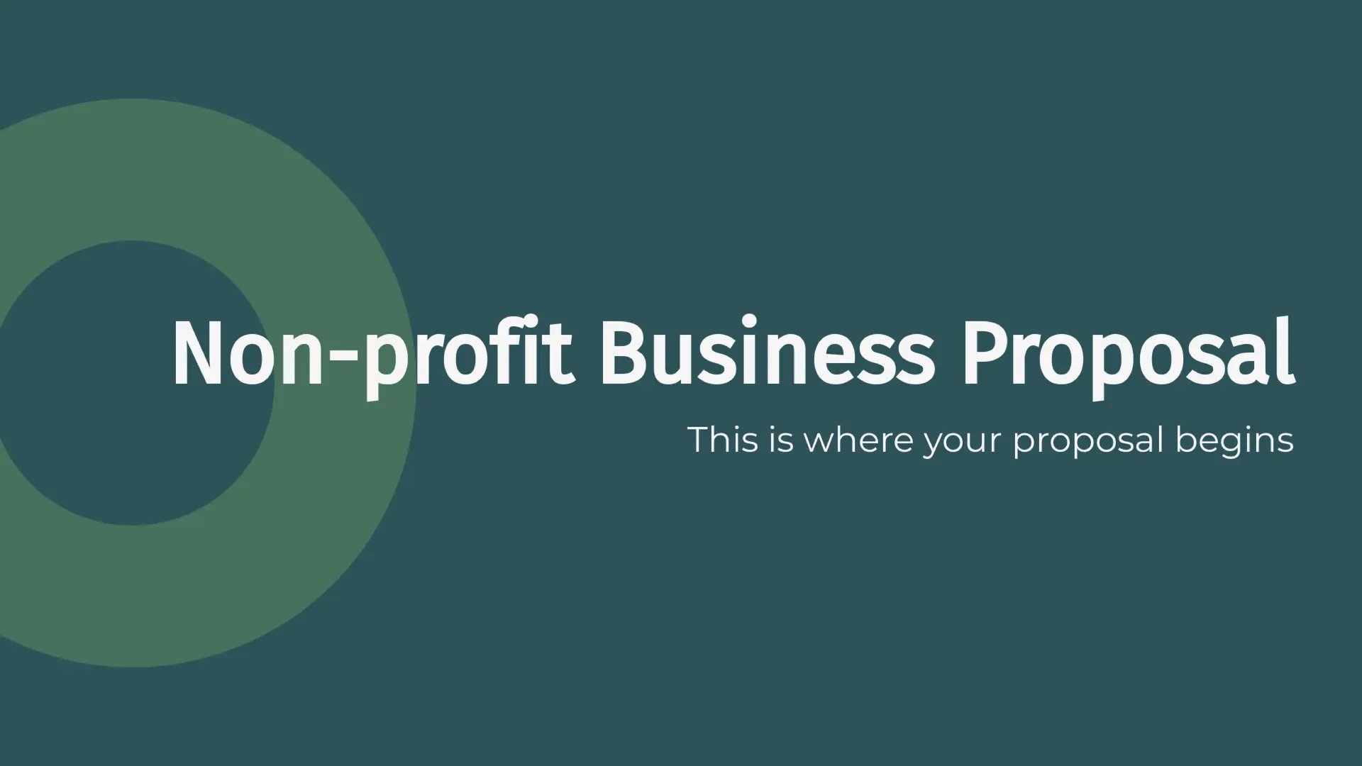 Non profit Business Proposal Template - Sign Templates